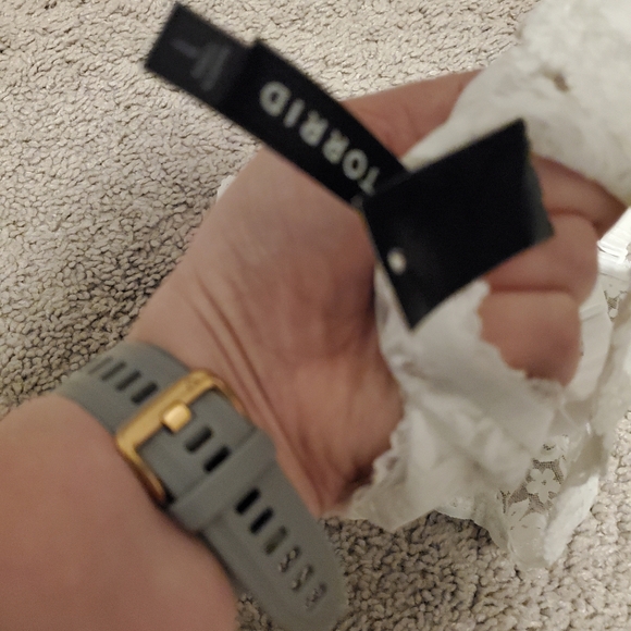 Torrid Elegant White Lace Bralette Size 1X - Picture 4 of 5